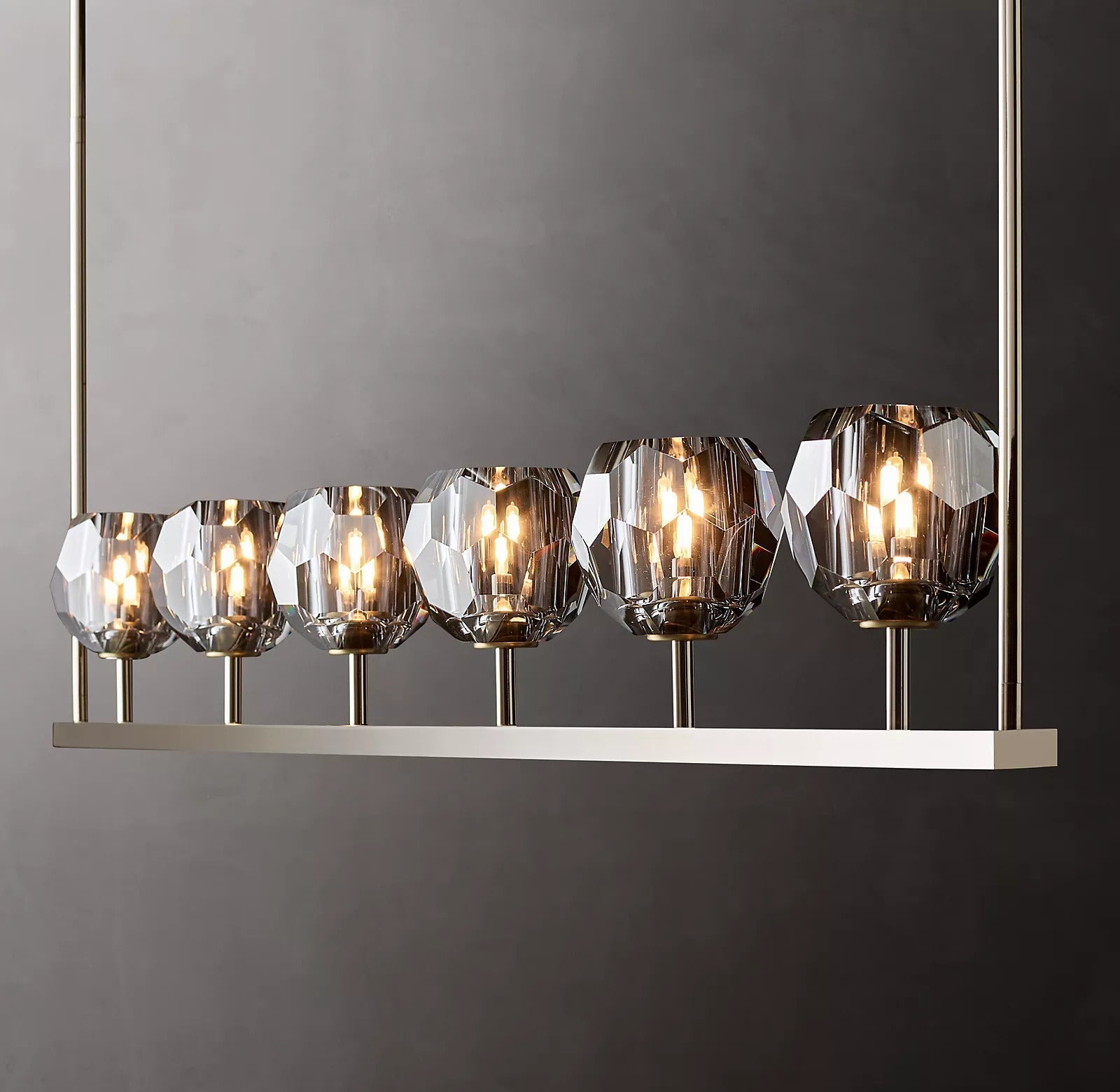 Boule Cristal Linear Chandelier 60" - JutuLight