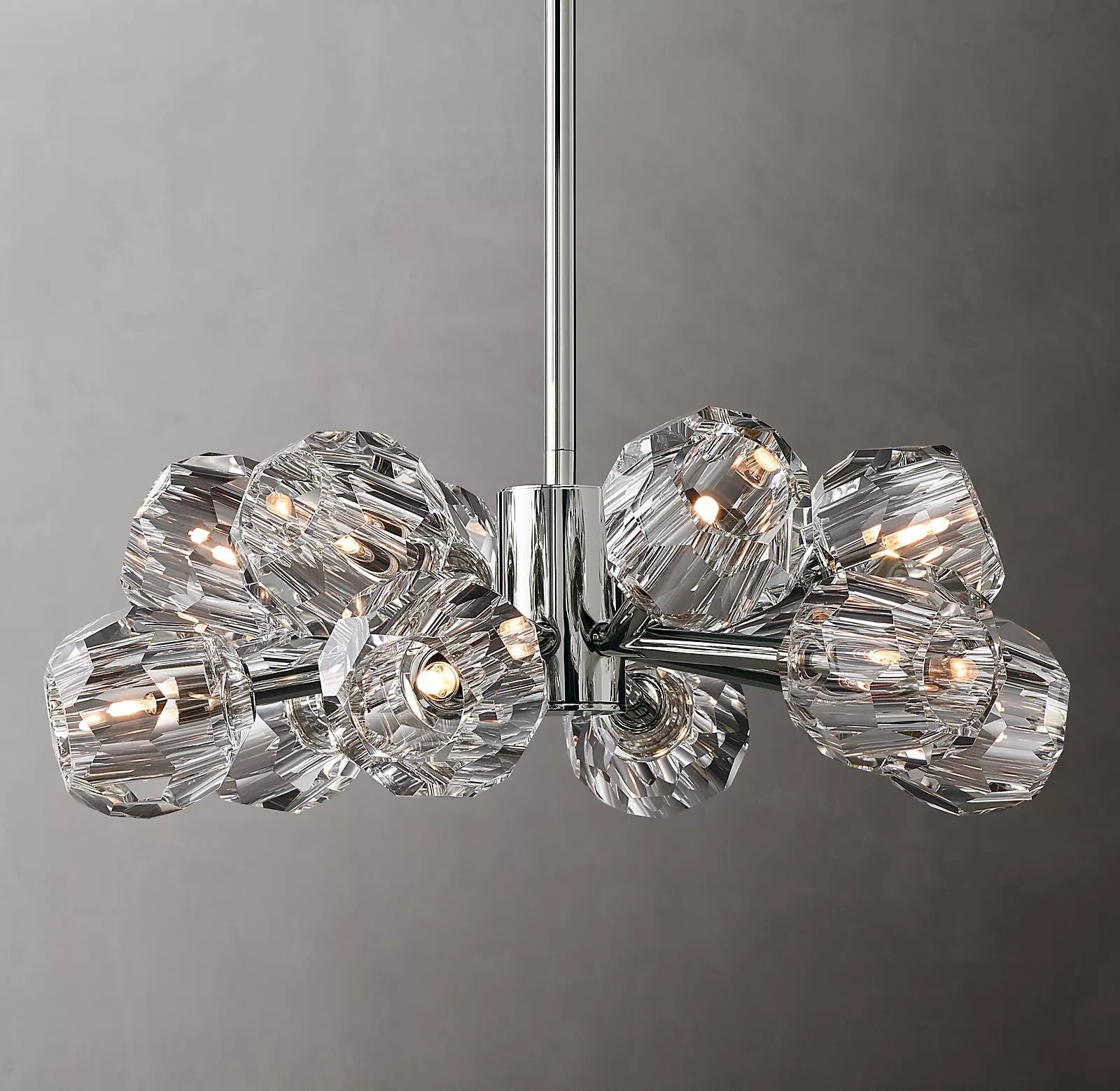 Boule Cristal Round Chandelier 24" - JutuLight
