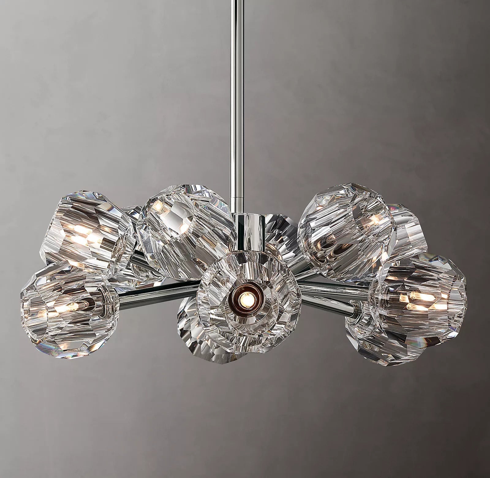 Boule Cristal Round Chandelier 24" - JutuLight
