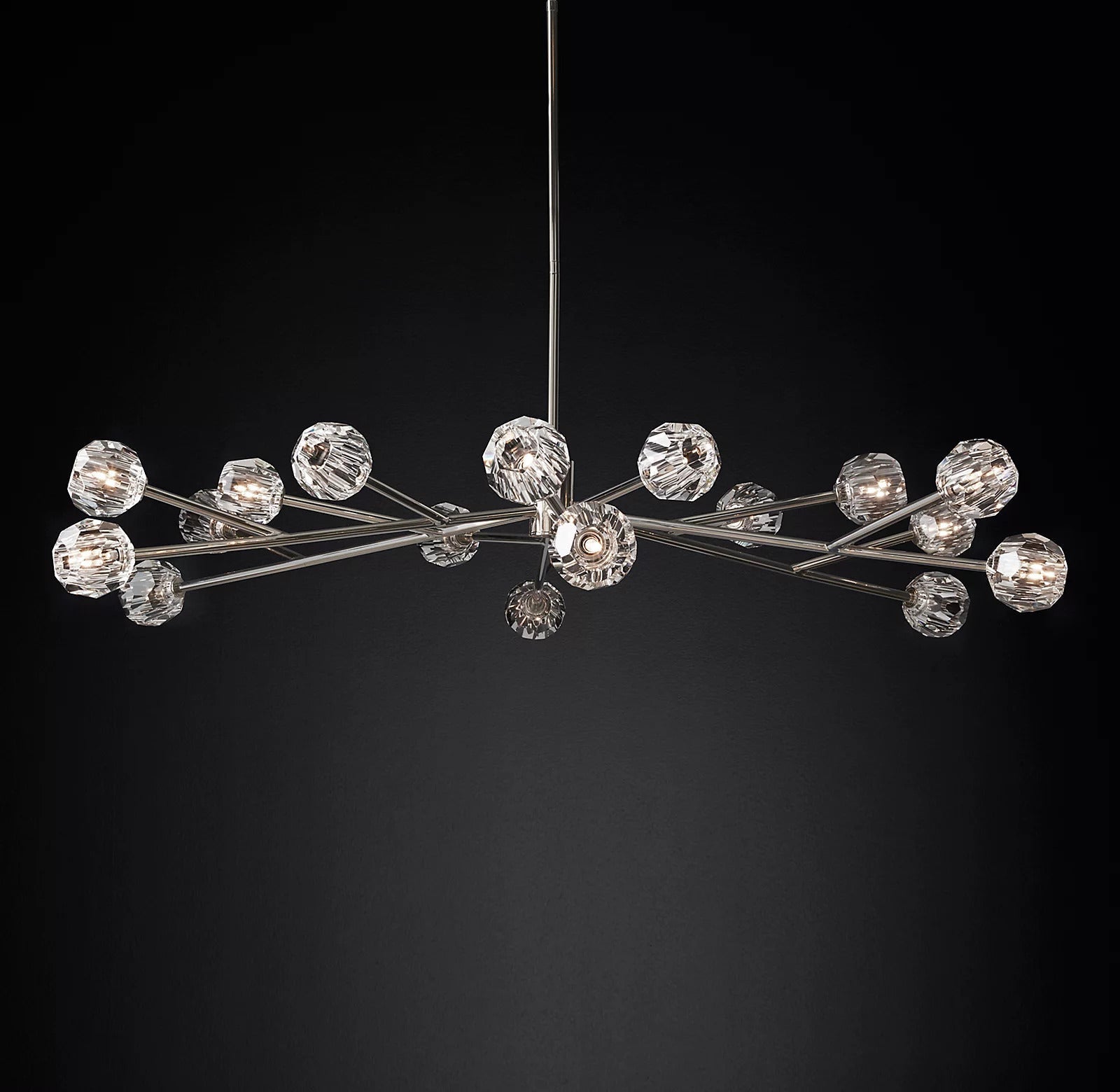 Boule Crystal Round Chandelier 72" - JutuLight