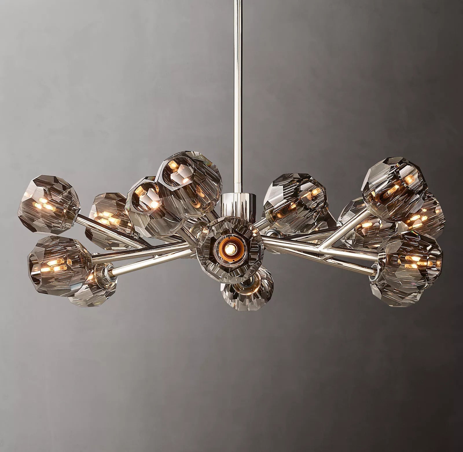 Boule Cristal Round Chandelier 36" - JutuLight