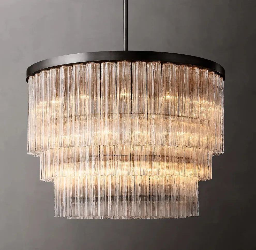 Cielitoe 3-Tier Round Chandelier 48″ 21-Lights - JutuLight
