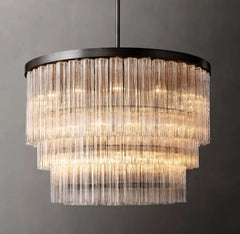 Cielitoe 3-Tier Round Chandelier 48″ 21-Lights - JutuLight