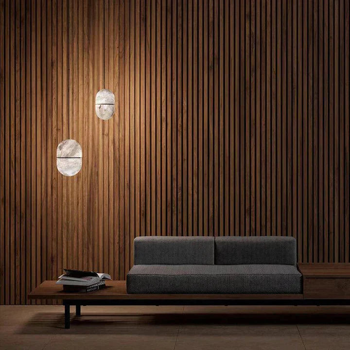 Alabaster Symmetry Pendant Light, Island Mini Pendant Light - JutuLight