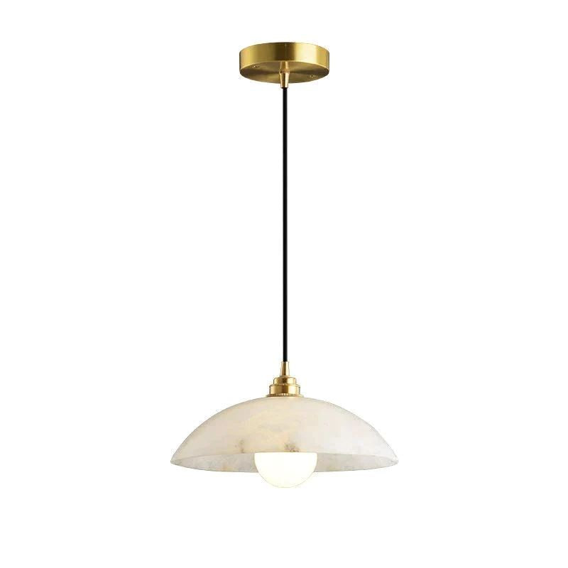Alabaster Umbrella Pendant - JutuLight
