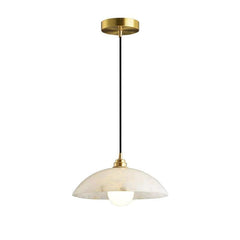Alabaster Umbrella Pendant - JutuLight