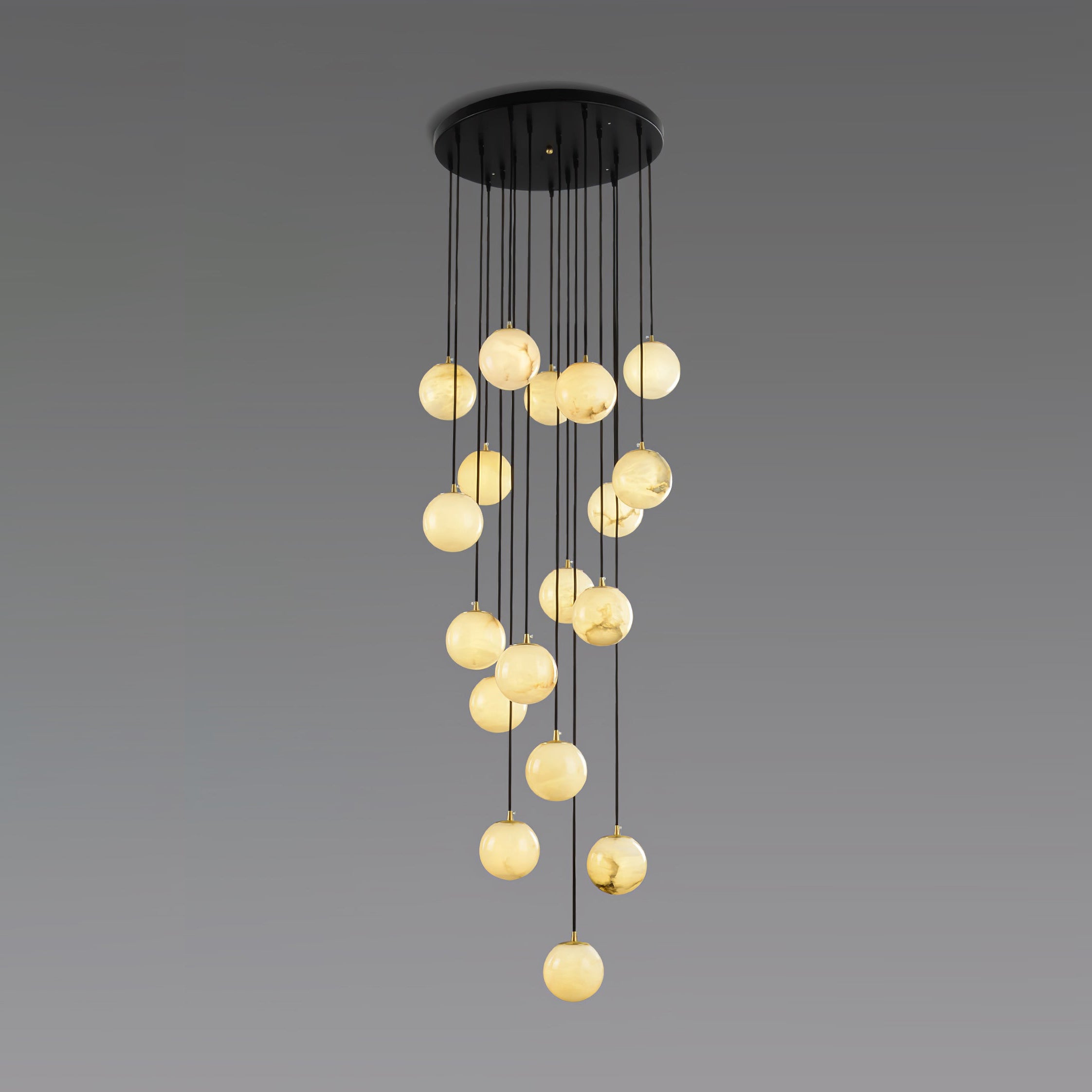 Alabaster Ball suspension lamp - JutuLight