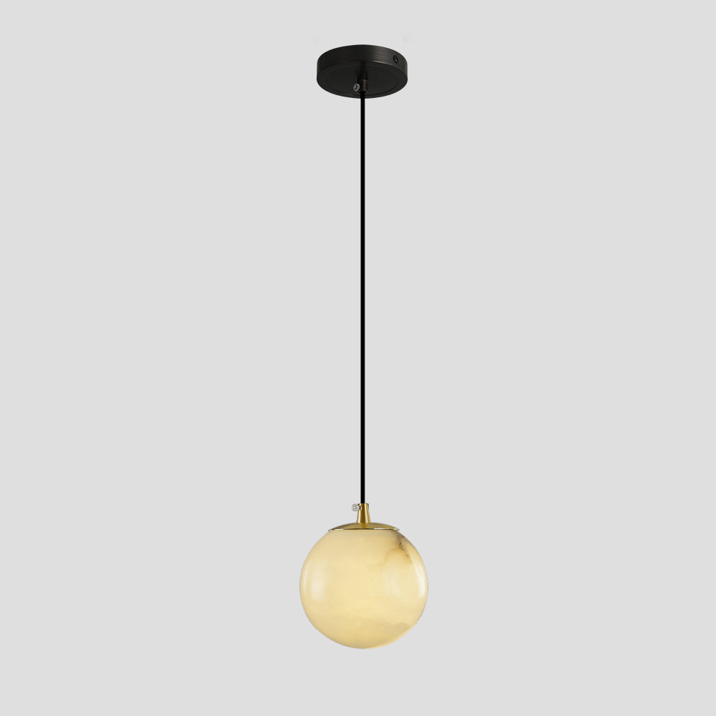 Alabaster Ball suspension lamp - JutuLight