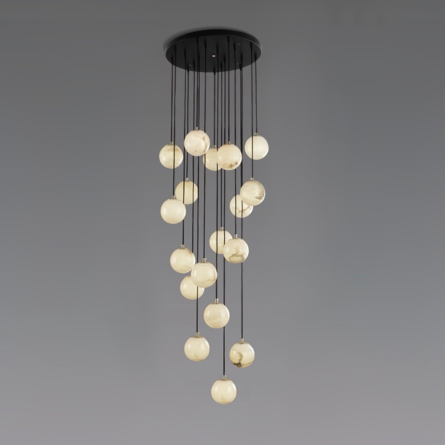 Alabaster Ball suspension lamp - JutuLight