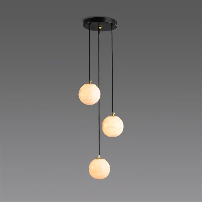 Alabaster Ball suspension lamp - JutuLight