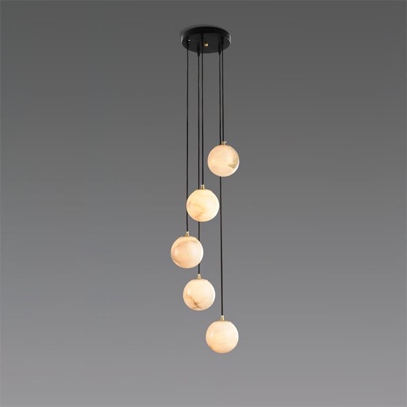 Alabaster Ball suspension lamp - JutuLight