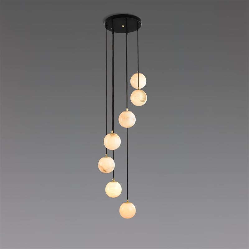 Alabaster Ball suspension lamp - JutuLight