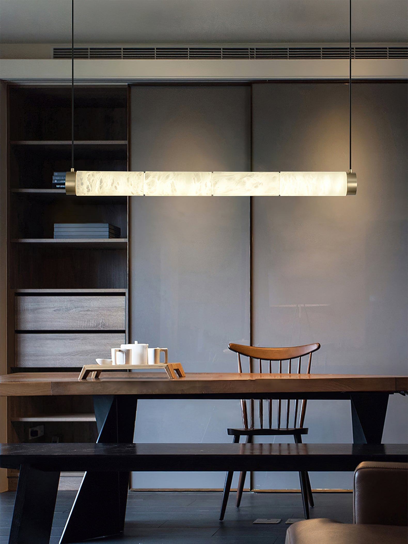 Alabaster Tubes Pendant Lamp - JutuLight