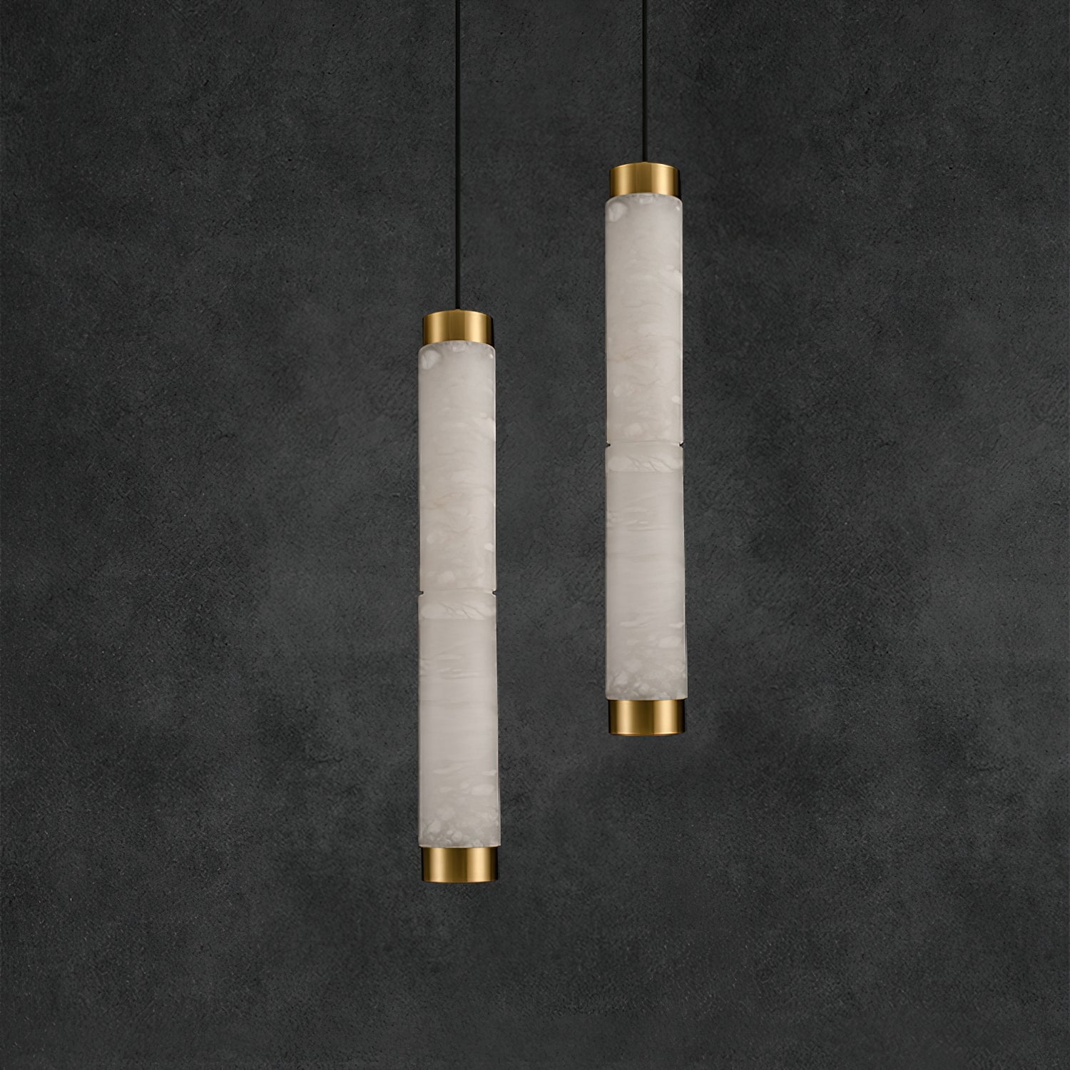 Alabaster Tubes Pendant Lamp - JutuLight