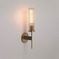 Amorra Single Head Crystal Shade Candlestick Wall Sconce - JutuLight