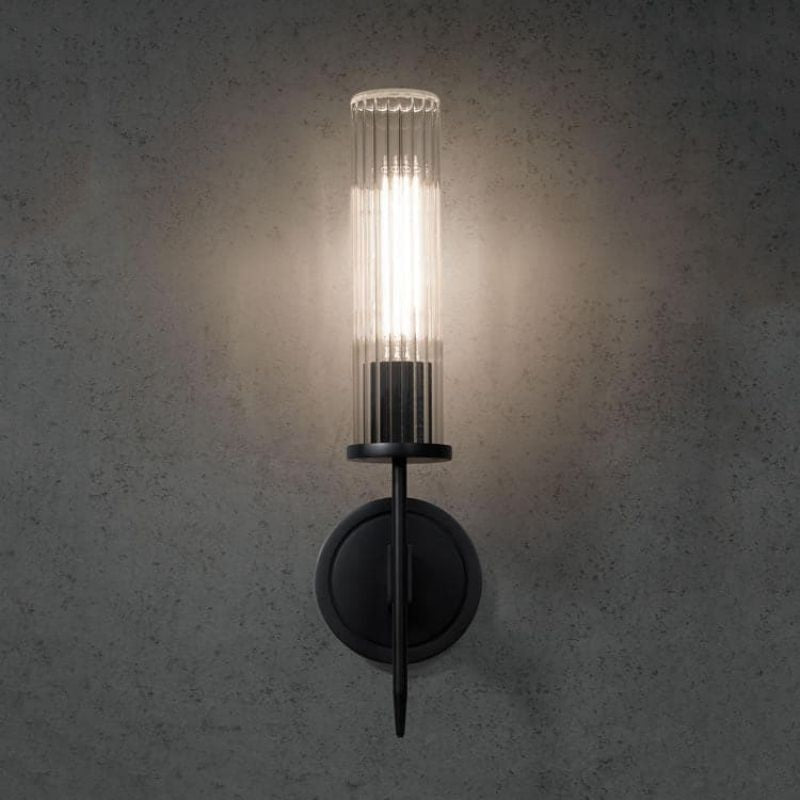 Amorra Single Head Crystal Shade Candlestick Wall Sconce - JutuLight