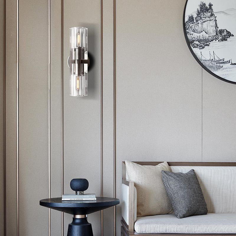 Arcardes Crystal Cup Linear Wall Sconce - JutuLight