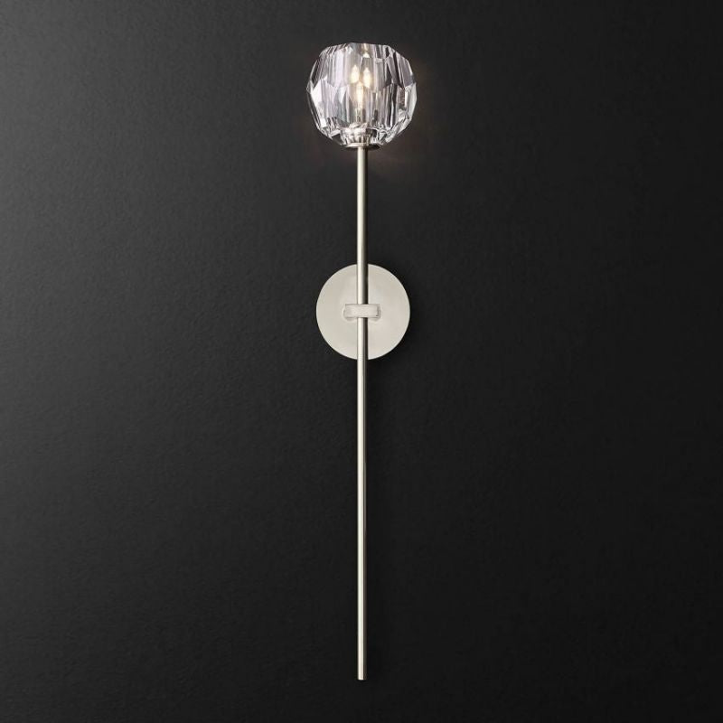 Boule Clear Crystal Grand Wall Sconce - JutuLight
