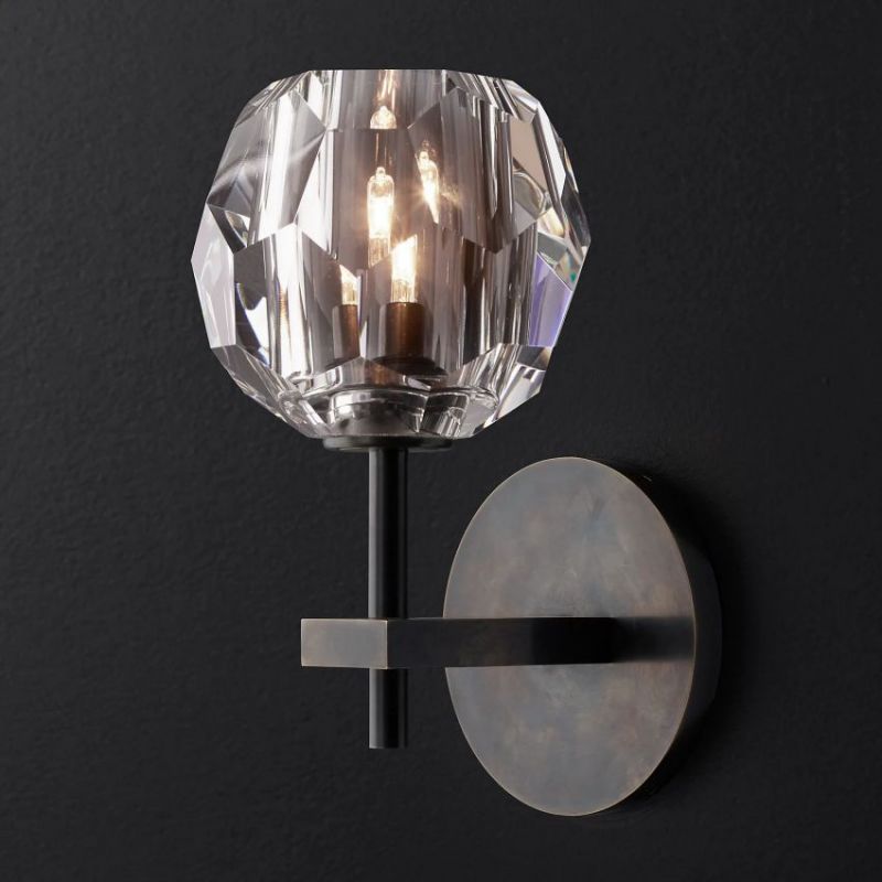 Boule Clear Glass Sconce - JutuLight