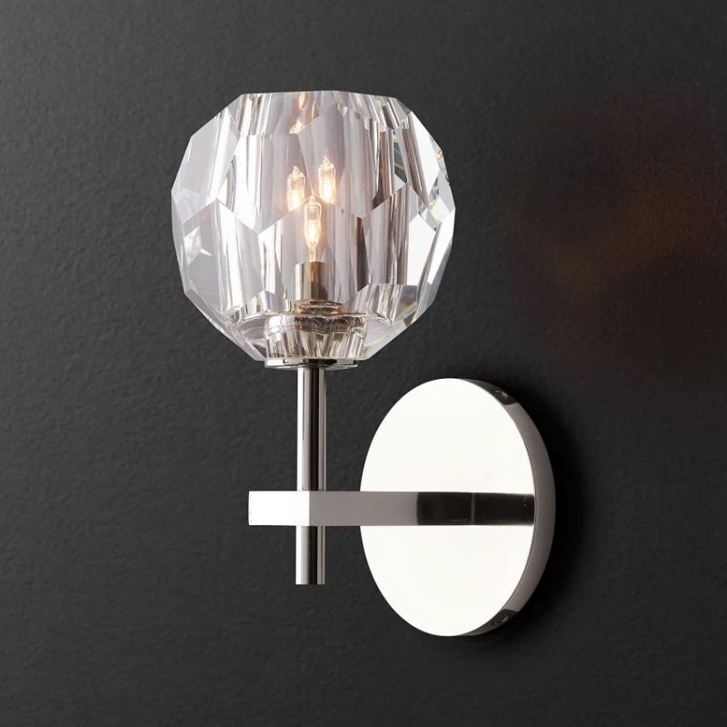 Boule Clear Glass Sconce - JutuLight