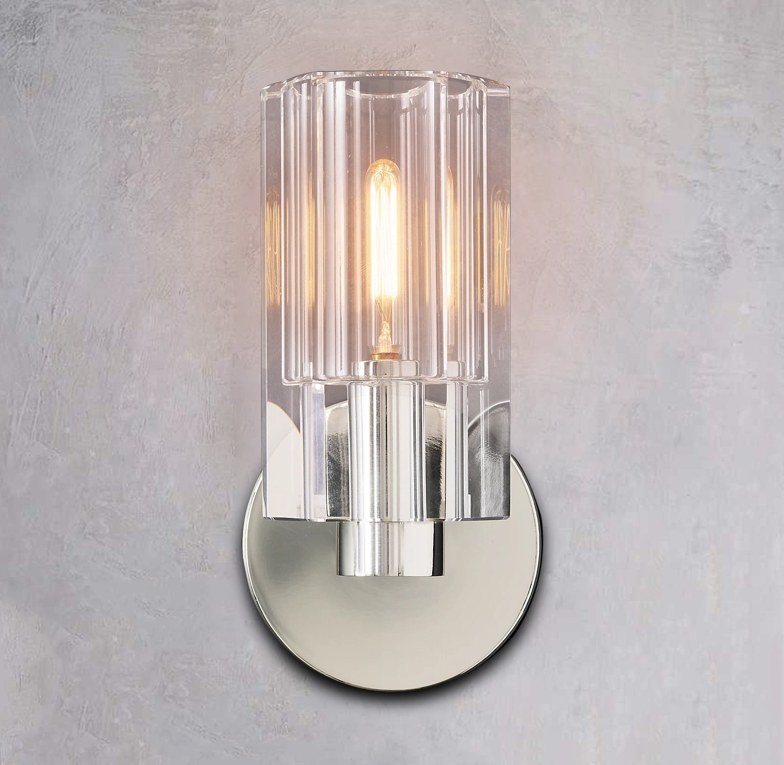 Arcardes Crystal Cup Wall Sconce - JutuLight