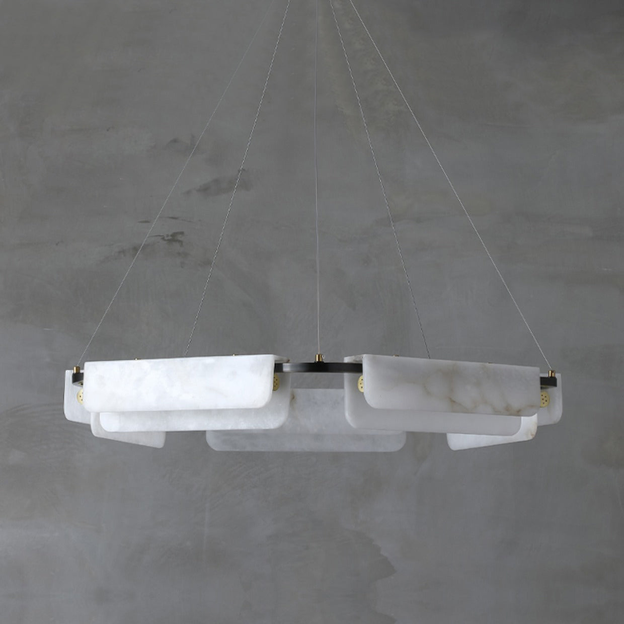 Delia Alabaster Chandelier - JutuLight