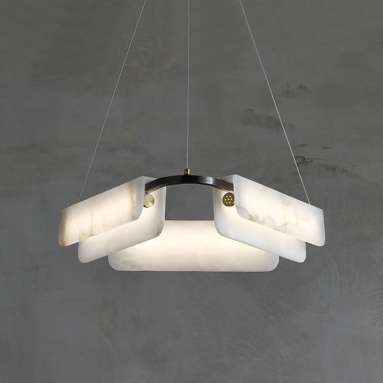 Delia Alabaster Chandelier - JutuLight