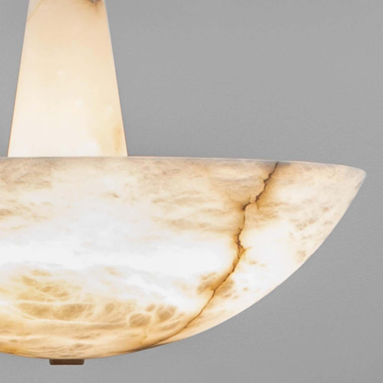 Dome Alabaster Pendant Light - JutuLight