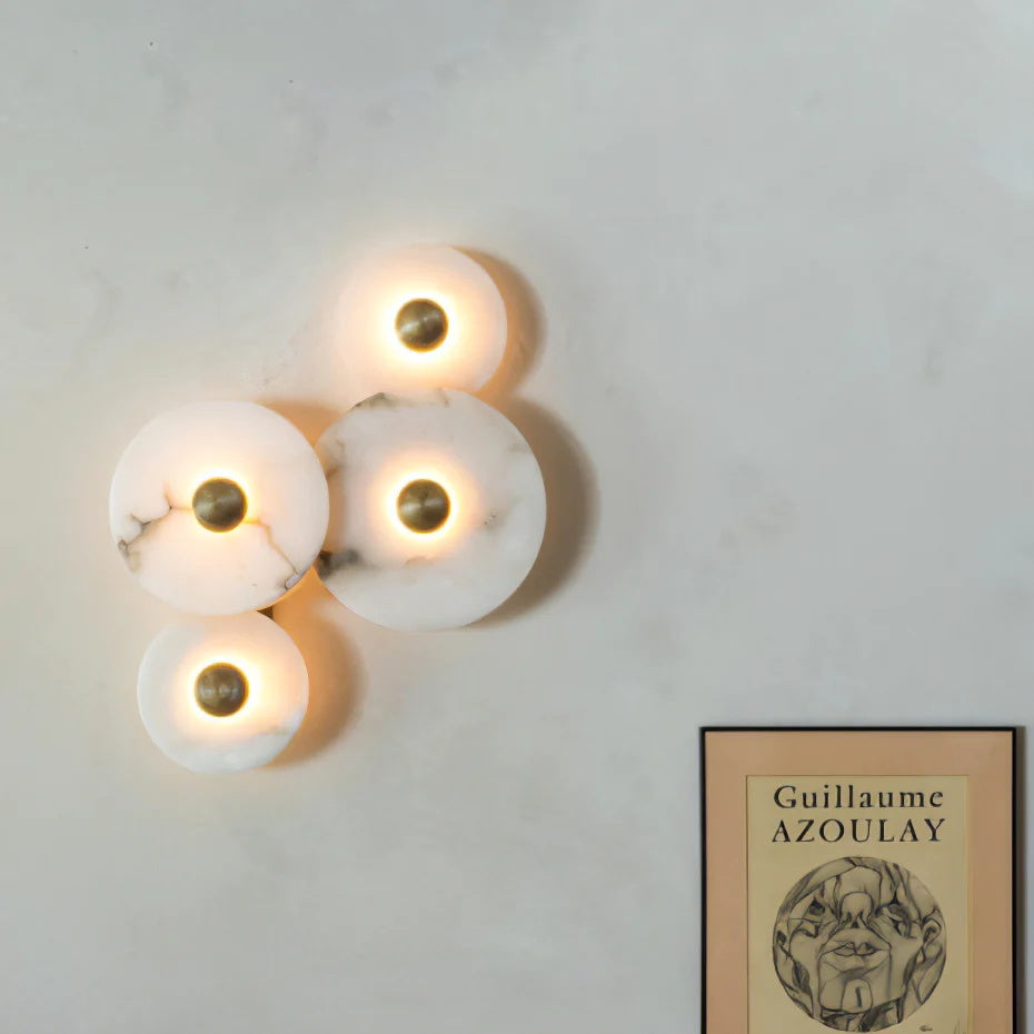 Alabaster Planes Wall Lamp - JutuLight
