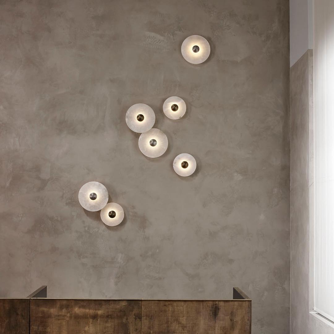 Alabaster Planes Wall Lamp - JutuLight