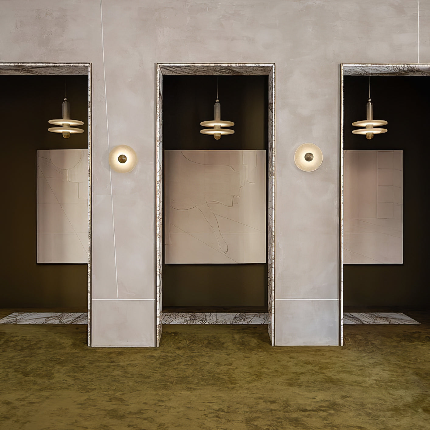 Alabaster Planes Wall Lamp - JutuLight