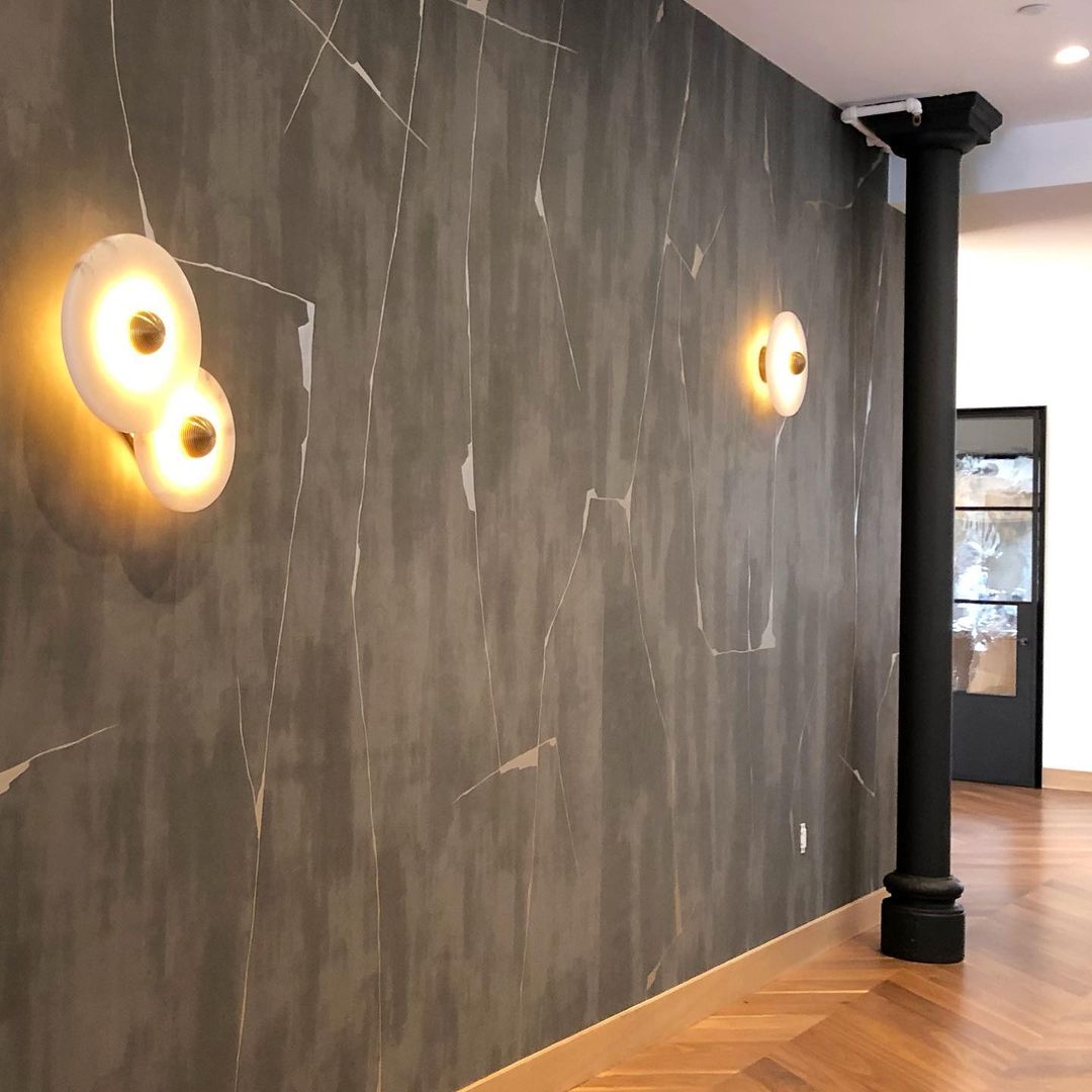 Alabaster Planes Wall Lamp - JutuLight