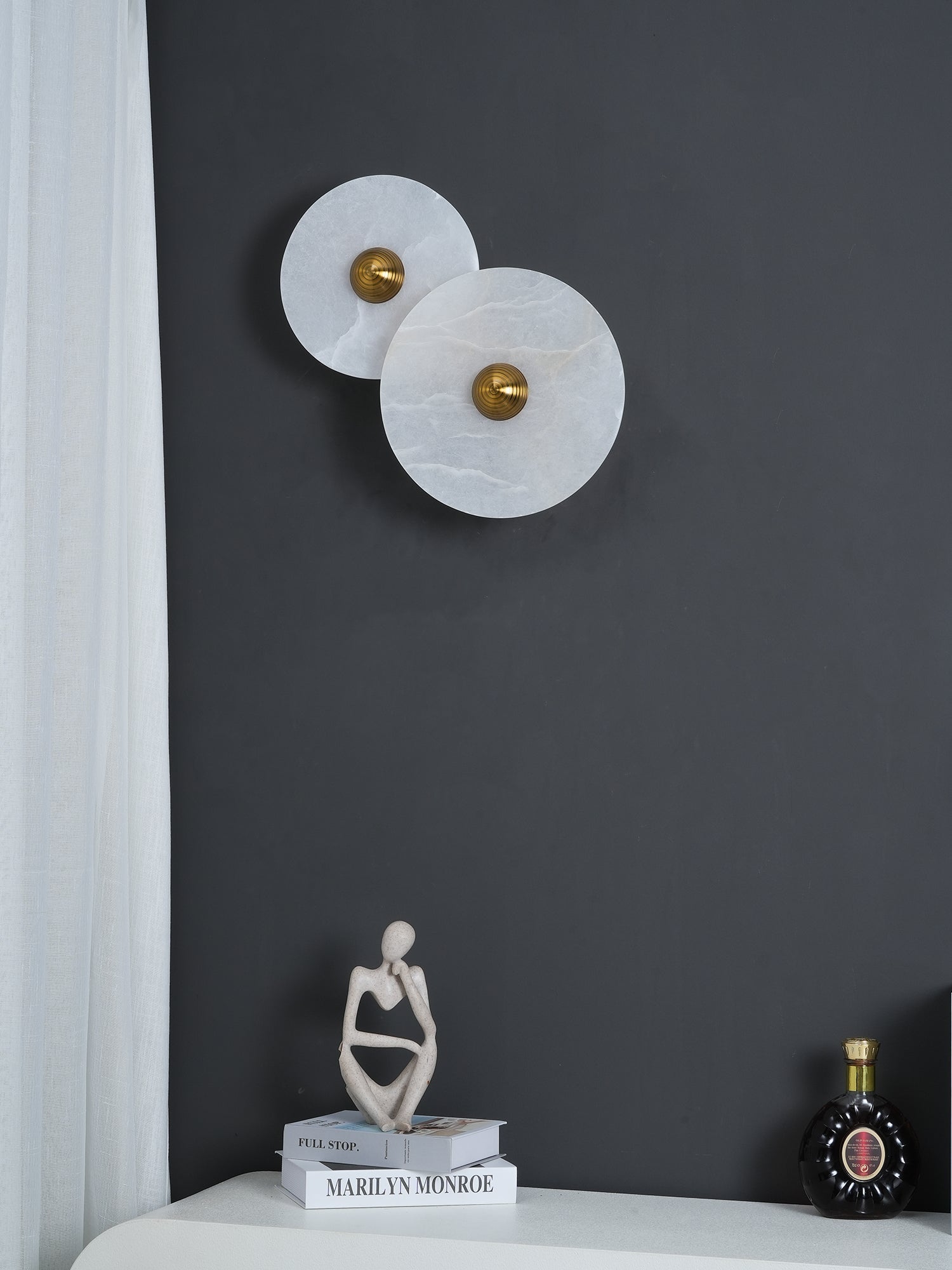 Alabaster Planes Wall Lamp - JutuLight