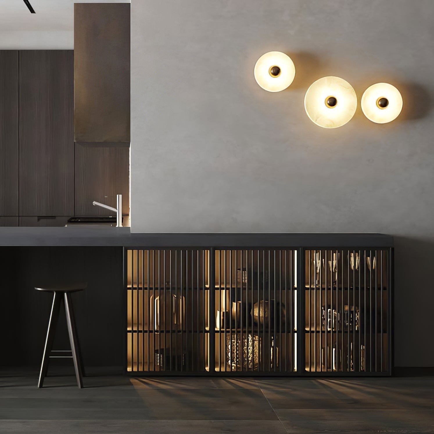 Alabaster Planes Wall Lamp - JutuLight