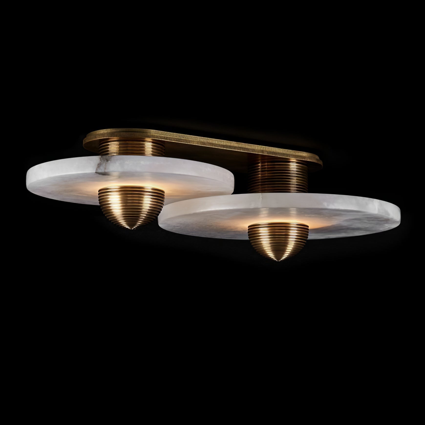 Alabaster Planes Wall Lamp - JutuLight