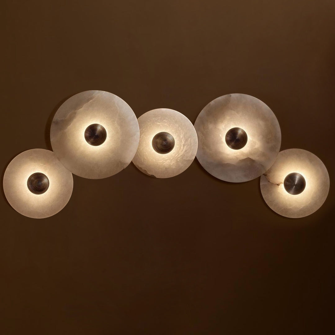 Alabaster Planes Wall Lamp - JutuLight