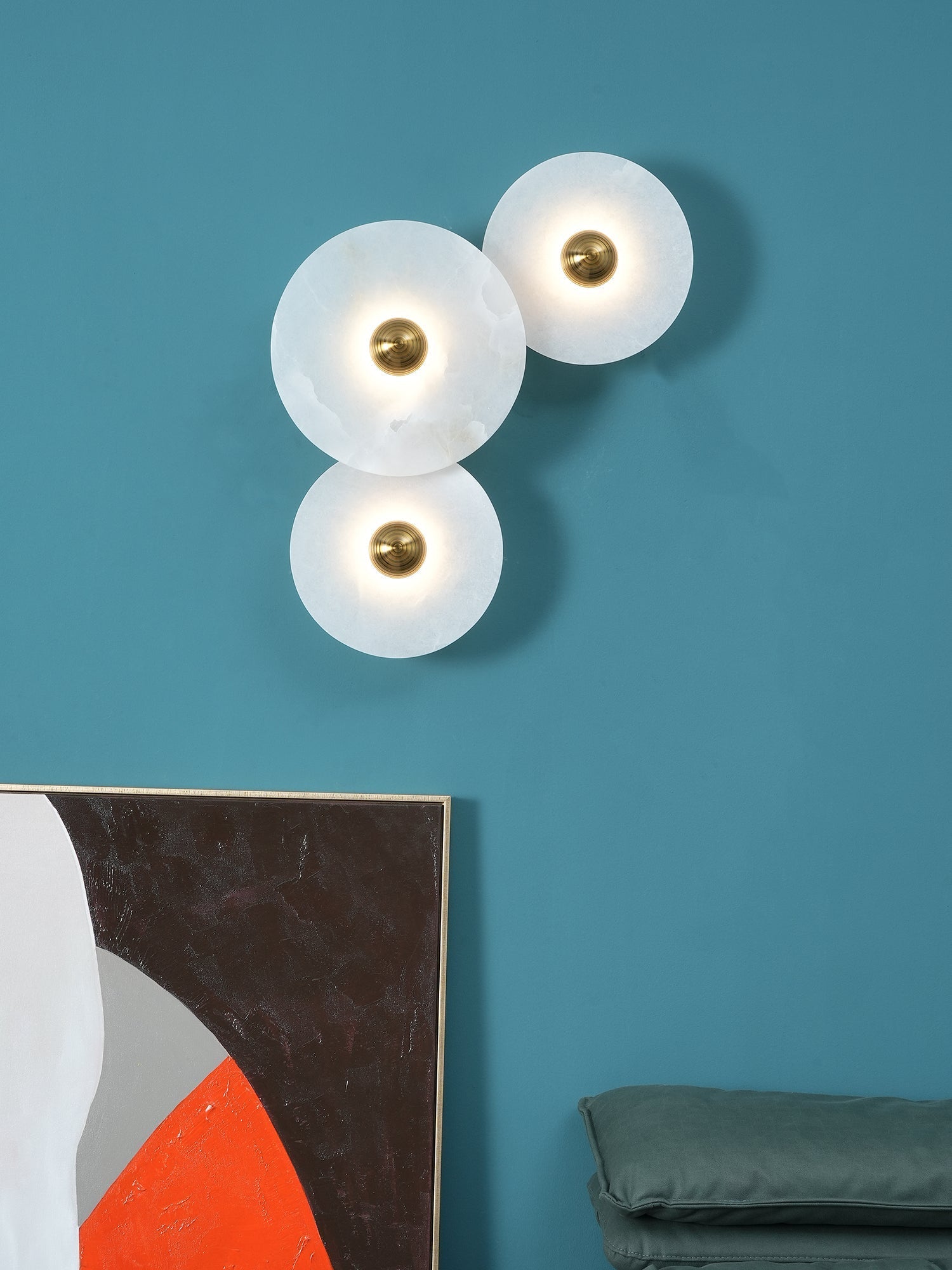Alabaster Planes Wall Lamp - JutuLight