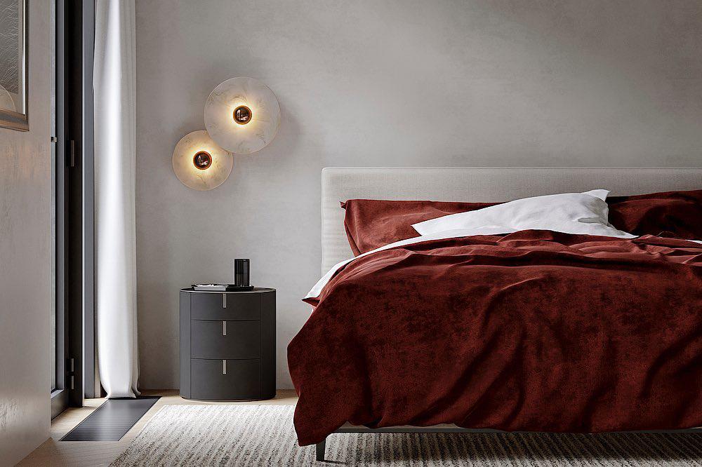 Alabaster Planes Sconce - JutuLight