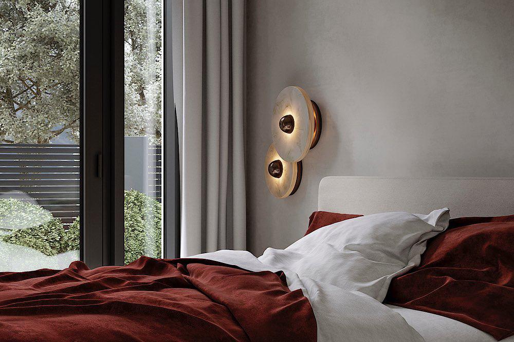 Alabaster Planes Sconce - JutuLight