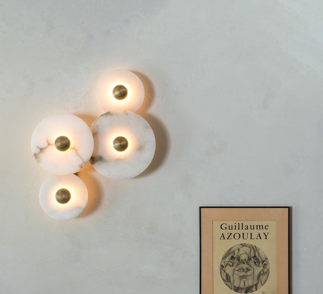 Alabaster Planes Sconce - JutuLight