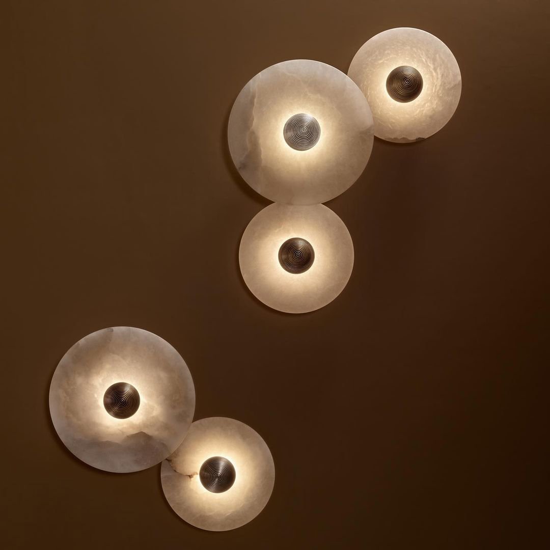 Alabaster Planes Sconce - JutuLight