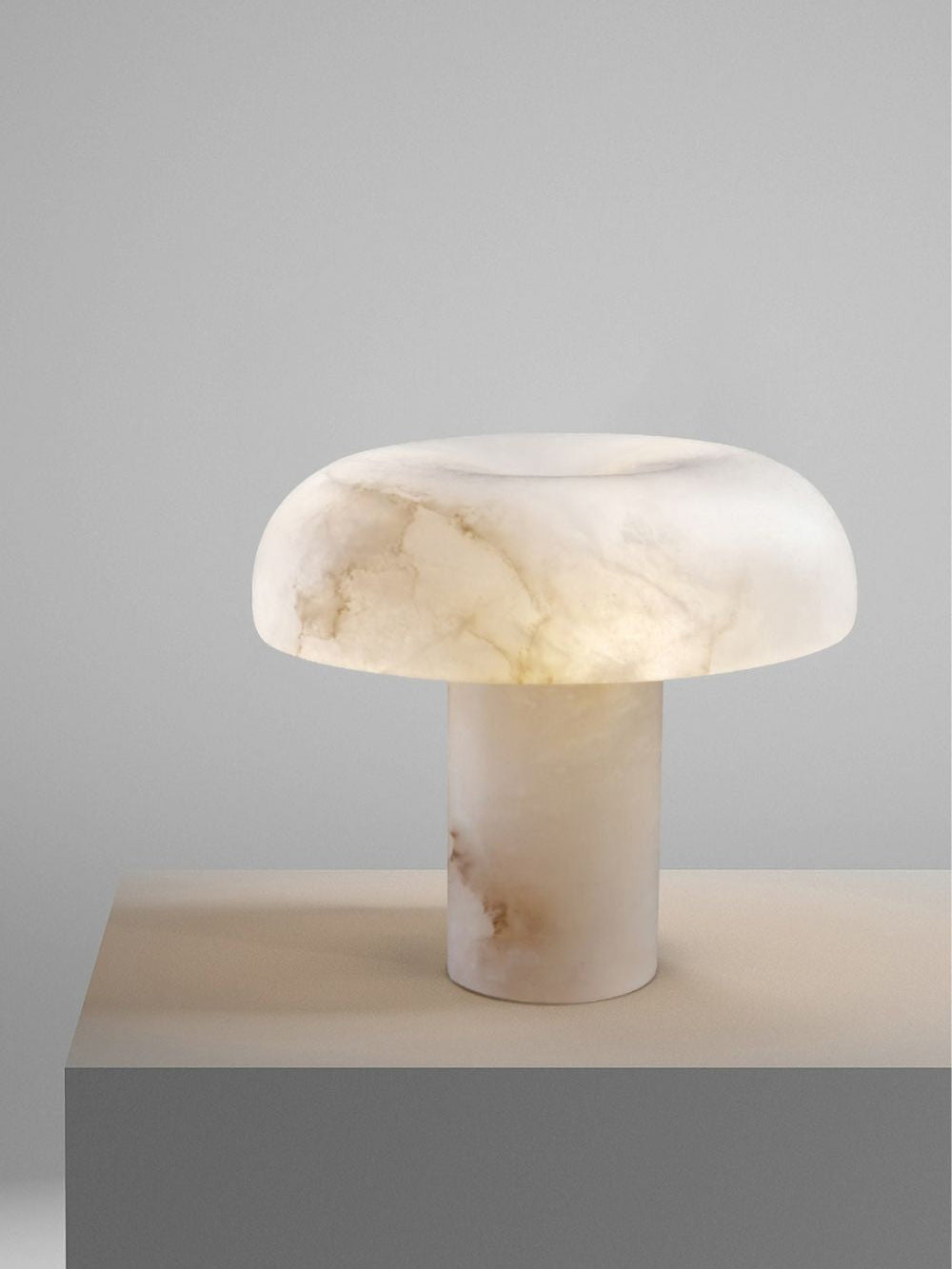 Mushroom Alabaster Table Lamp - JutuLight