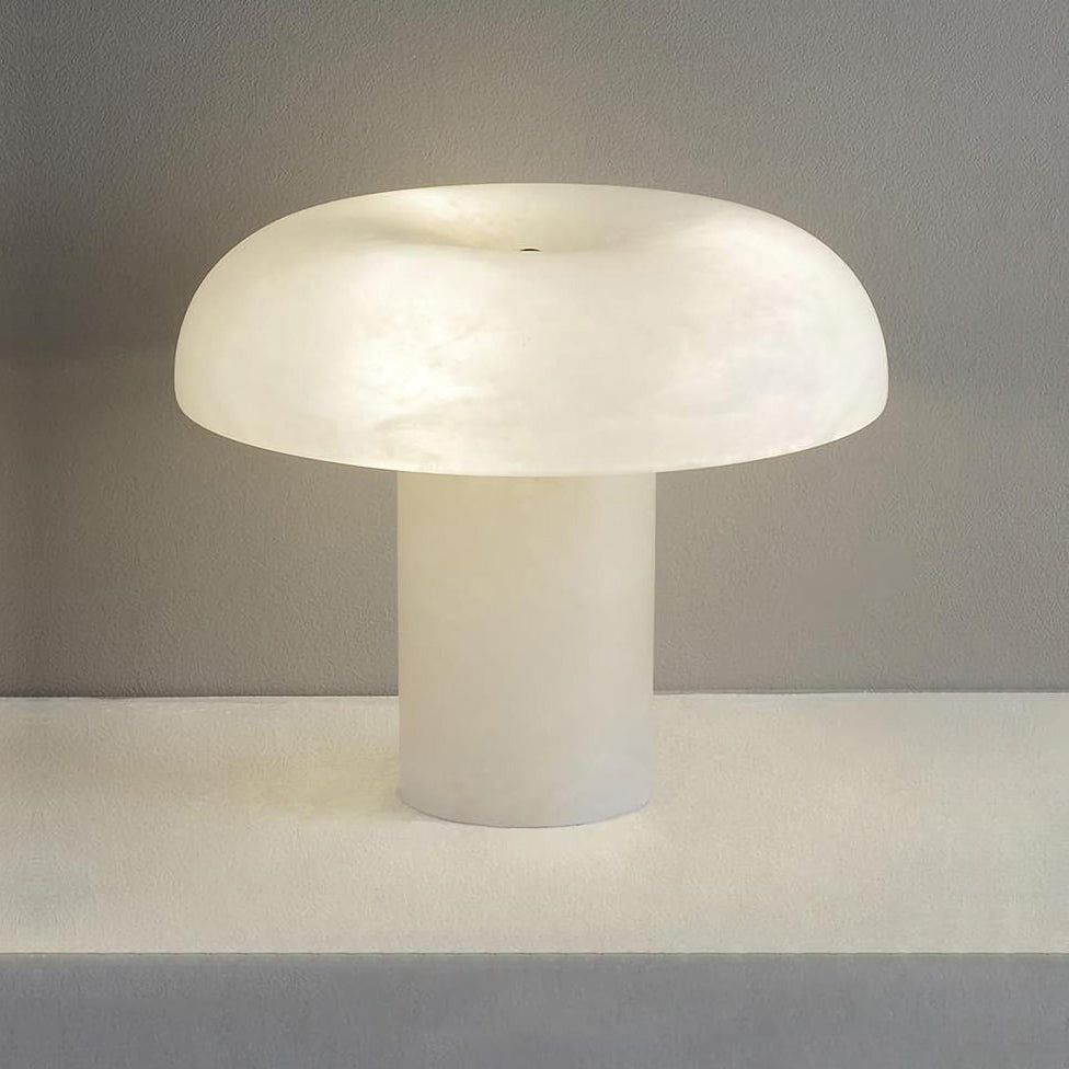 Mushroom Alabaster Table Lamp - JutuLight