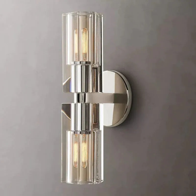 Arcardes Crystal Cup Linear Wall Sconce - JutuLight