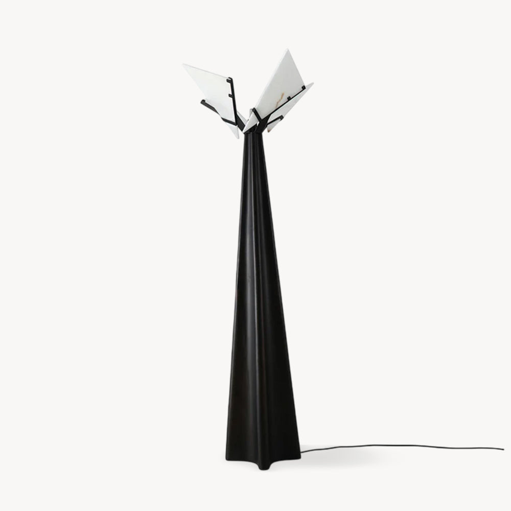 Nun Drape Alabaster Floor Lamp - JutuLight