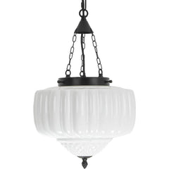 European retro simple glass iron chandelier