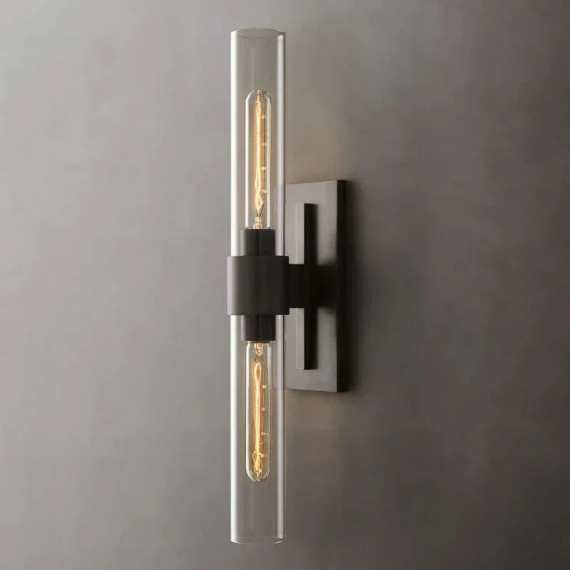 Manory Glass Cup Linear Wall Sconce - JutuLight