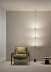 Linear Pendant Floor-to-Ceiling Lamp - JutuLight