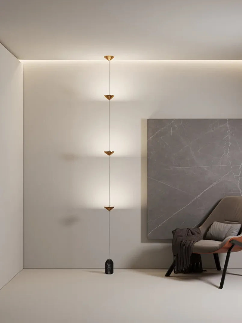 Linear Pendant Floor-to-Ceiling Lamp - JutuLight