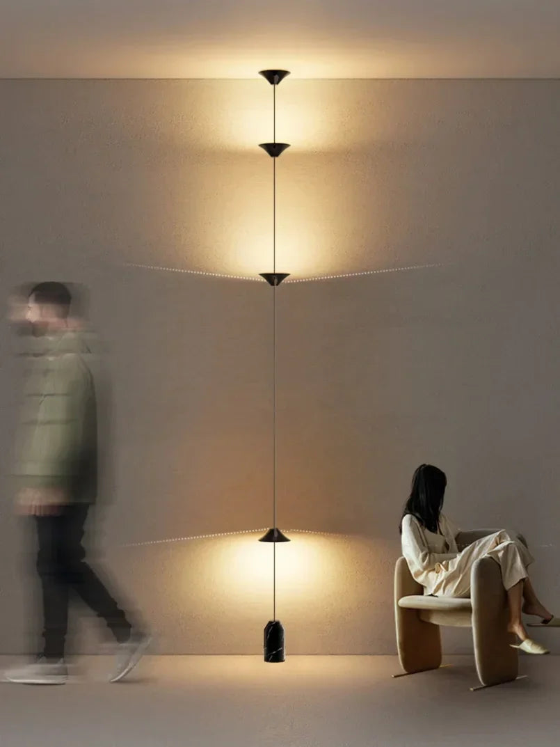 Linear Pendant Floor-to-Ceiling Lamp - JutuLight